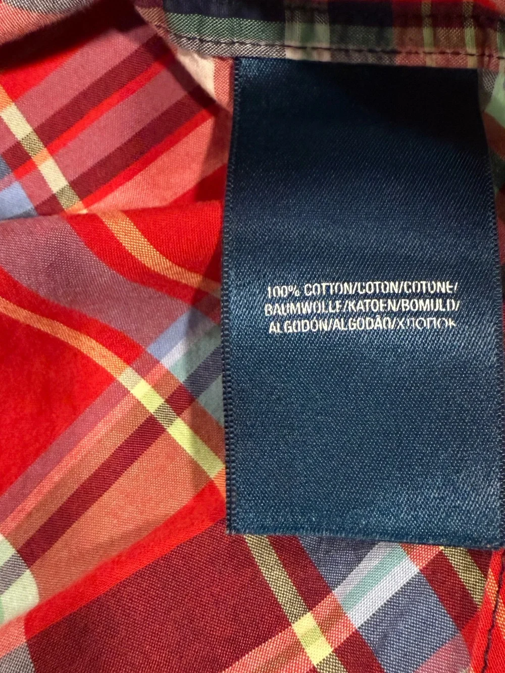 Ralph Lauren Classic Red Plaid Button-Down Kids Shirt